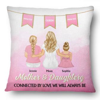 Connected By Love Personalized Pillow - Gift for Daughters - Thegiftio UK