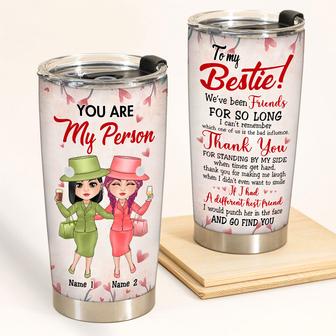 You're My Person Bestie Custom Tumbler - Gift for Friends - Thegiftio UK