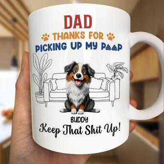 Thank You And Keep That Shit Up Personalized Mug - Thegiftio UK