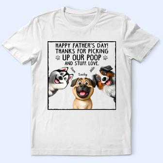 Thanks For Picking Up My Poo Personalized T-Shirt - Thegiftio UK