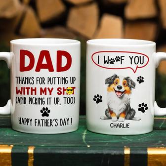 Thanks For Picking Up My Poop Custom Mug - Gift for Dog Dad - Thegiftio UK