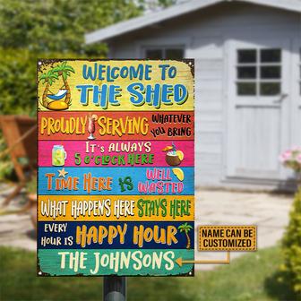 What Happens Here Stays Here Custom Sign - Gift for Friends - Thegiftio UK