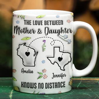 The Love Between Mother & Daughter Custom Mug - Gift for Mom - Thegiftio UK