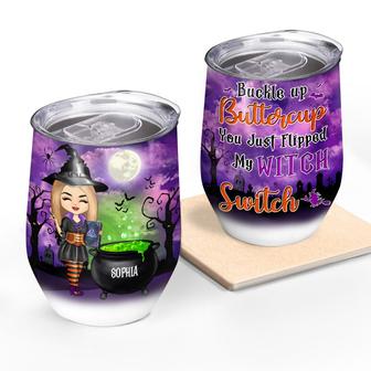 Witch Buckle Up Buttercup Custom Tumbler - Halloween Gift - Thegiftio UK