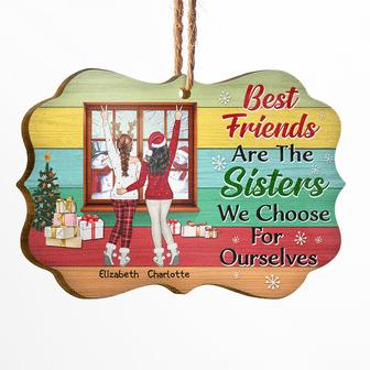 Best Friends We Choose Custom Ornament - Christmas Gift - Thegiftio UK
