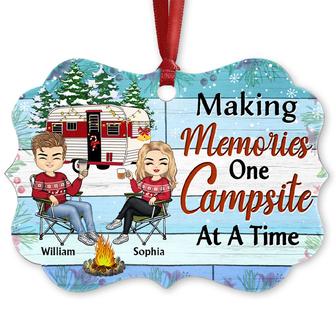 Making Memories One Campsite At A Time Custom Ornament - Thegiftio UK
