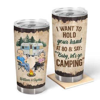 I Want To Hold Your Hand Custom Tumbler - Anniversary Gift - Thegiftio UK