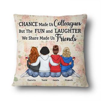 Chance Made Us Colleagues Personalized Pillow - Thegiftio UK