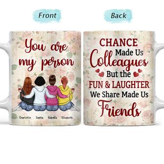 Chance Made Us Colleagues Custom Mug - Gift for Best Friends - Thegiftio UK