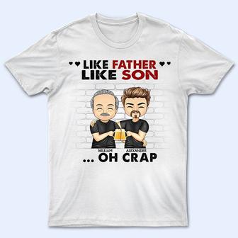 Like Father Like Daughter Custom T-Shirt - Gift for Father - Thegiftio UK