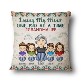 Losing My Mind One Kid At A Time Custom Pillow - Thegiftio UK
