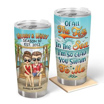 Hubby And Wifey Season Custom Tumbler - Gift For Couple - Thegiftio UK