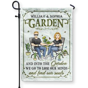 Into The Garden We Go Custom Flag - Gift For Garden Lovers - Thegiftio UK