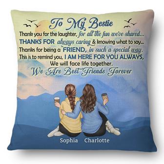 Thank You For The Laughter Custom Pillow - Best Friends Gift - Thegiftio UK