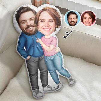 Funny Arm In Arm Couple Personalized Pillow - Gift for Lover - Thegiftio UK