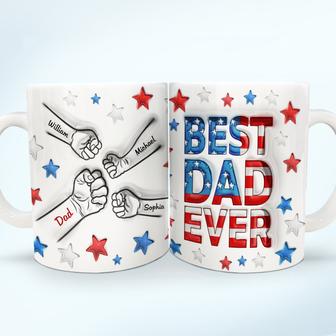 Best Dad Ever Personalized Mug - Gift for Father, Grandpa - Thegiftio UK