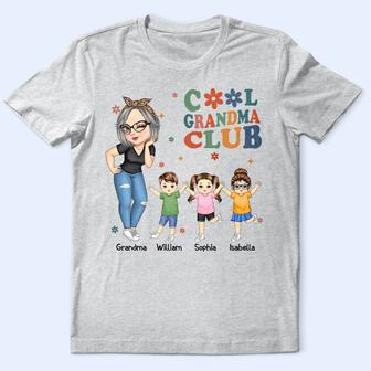 Cool Grandma Club Personalized T-Shirt - Gift for Grandma - Thegiftio UK