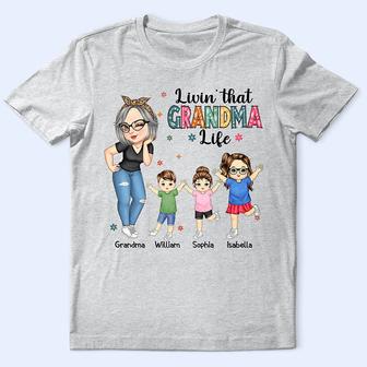 Living That Grandma Life Custom T-Shirt - Gift for Grandma - Thegiftio UK