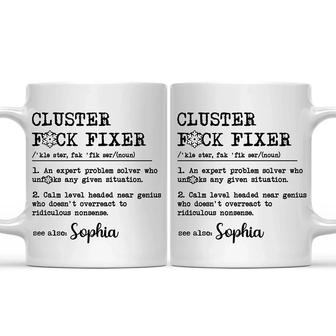 Funny Gift For Colleagues Expert Problem Solver Custom Mug - Thegiftio UK