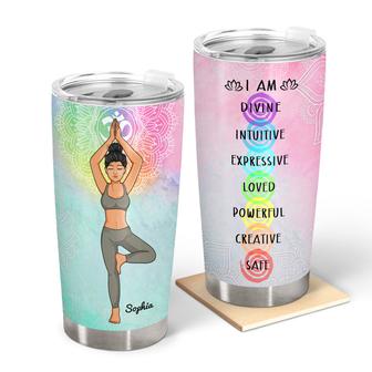 I Am Divine Intuitive Expressive Loved Custom Tumbler - Gift - Thegiftio UK