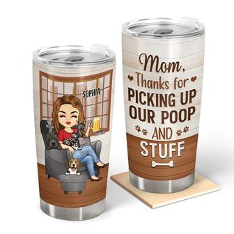 Thank You Best Dog Mom Ever Custom Tumbler - Dog Mom Gift - Thegiftio UK