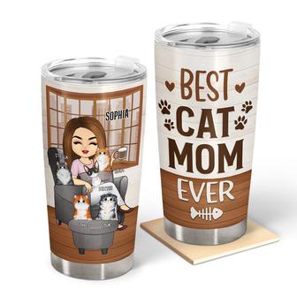You Are The Best Cat Mom Ever Custom Tumbler - Gift for Mom - Thegiftio UK