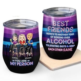 Another Year Of Bonding Over Alcohol Custom Tumbler - Thegiftio UK