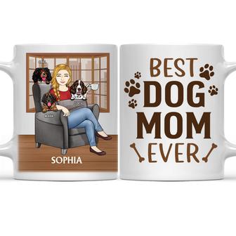 Thank You Best Dog Mom Ever Custom Mug - Gift for Dog Lovers - Thegiftio UK