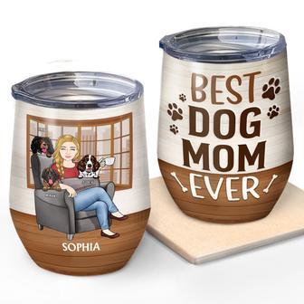 Thank You Best Dog Mom Ever Custom Tumbler - Gift for Mom - Thegiftio UK