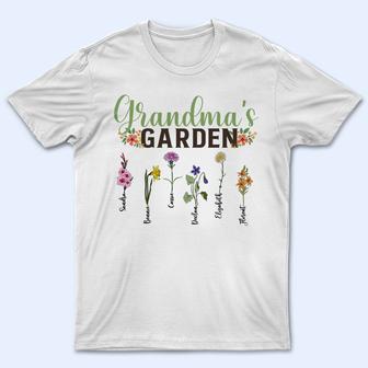 Grandma Garden Personalized T-Shirt - Birthday Gift - Thegiftio UK