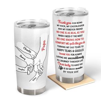 Hand In Hand I Will Always Protect You Custom Tumbler - Gift - Thegiftio UK