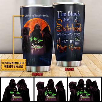 Witch Bestie The Black Hat Sisterhood Custom Tumbler - Thegiftio UK