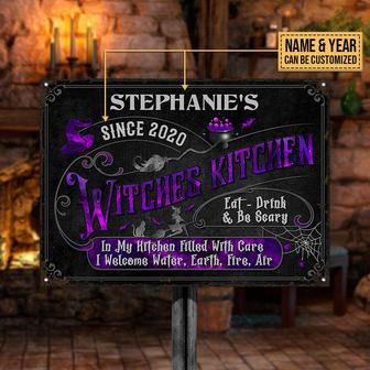 Witches Kitchen Welcome Custom Metal Sign - Gift for Witches - Thegiftio UK