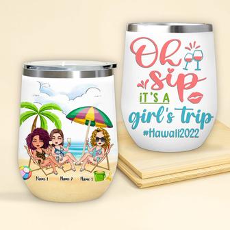 Bestie Wine Tumbler Custom - Gift for Best Friends - Thegiftio UK