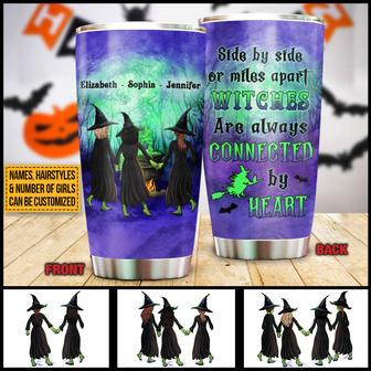 Witch Bestie Side By Side Custom Tumbler - Halloween Gift - Thegiftio UK