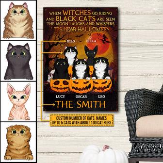 Witch Black Cat The Moon Laughs Custom Metal Sign - Gift - Thegiftio UK