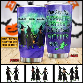 Witch Bestie You're My Favorite Witch Custom Tumbler - Gift - Thegiftio UK