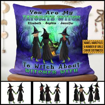 Witch Bestie You're My Favorite Witch Custom Pillow - Thegiftio UK