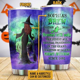 Witch Brew Potion Custom Tumbler - Halloween Gift for Women - Thegiftio UK