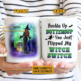 Witch Buckle Up Buttercup Custom Mug - Halloween Gift - Thegiftio UK