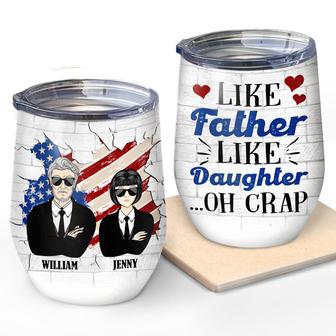 Like Father Like Daughter Custom Tumbler - Gift for Dad - Thegiftio UK