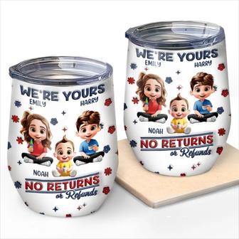 We're Yours No Returns Custom Tumbler - Gift for Grandma - Thegiftio UK
