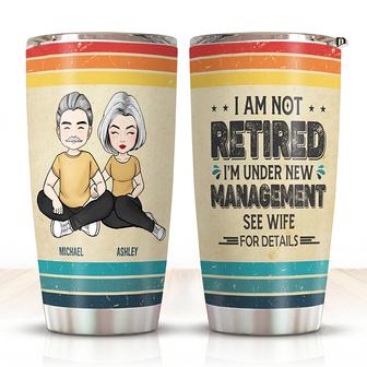 Funny Retirement Tumbler for Him, Personalized Gift - Thegiftio UK
