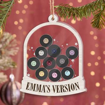 The Eras Tour Shape Personalized Ornament - Christmas Gift - Thegiftio UK