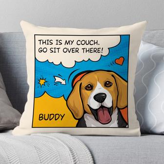 This Is Our Couch Sit Over There Custom Pillow - Thegiftio UK