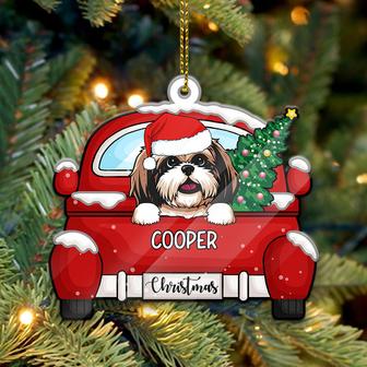Personalized Dogs Christmas Ornament - Gift for Dog Lovers - Thegiftio UK