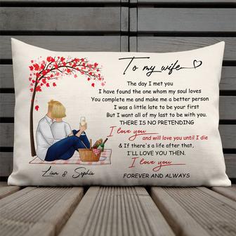 The Day I Met You Personalized Pillow - Gift for Couples - Thegiftio UK