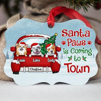 Santa Paws Personalized Ornament - Gift for Dog Lovers - Thegiftio UK