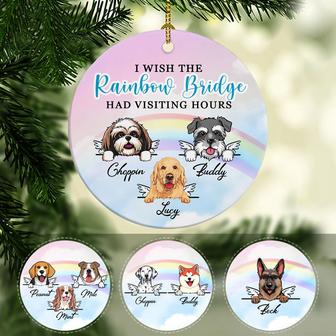 Rainbow Bridge Personalized Ornament - Memorial Gift - Thegiftio UK