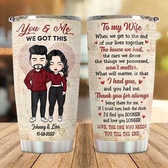 Personalized Tumbler Cup for Couples - Thegiftio UK